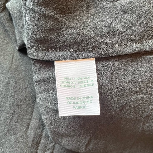 Mayle Black Silk Sleeveless Ruffle Top - Picture 4 of 7